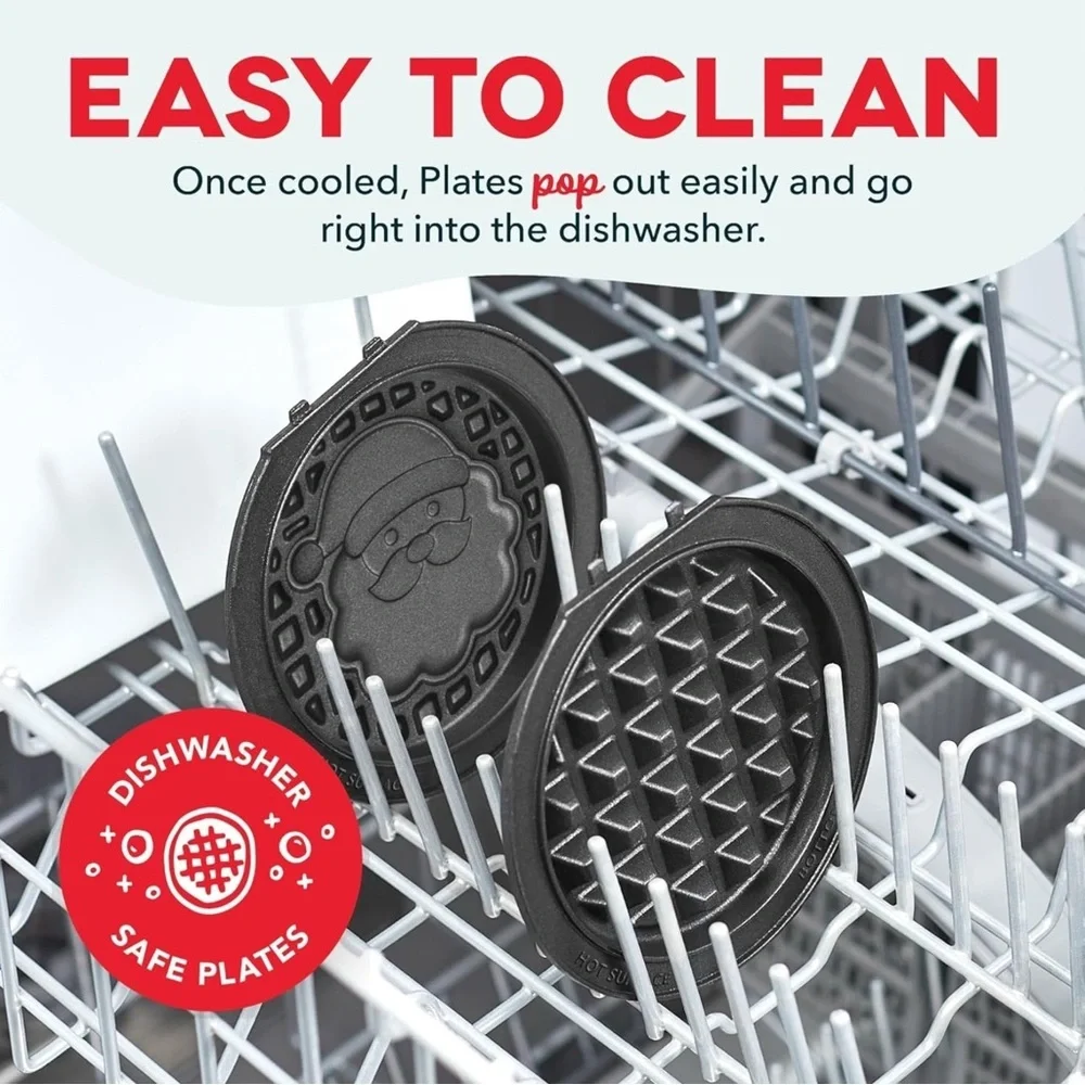 DASH - Multimaker with 7 Removable Plates: Waffle Iron & Griddle - NEW